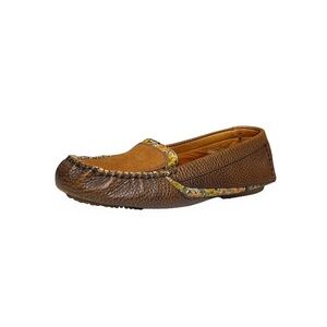 Retro Y2K Pebbled Leather Loafers NWOB